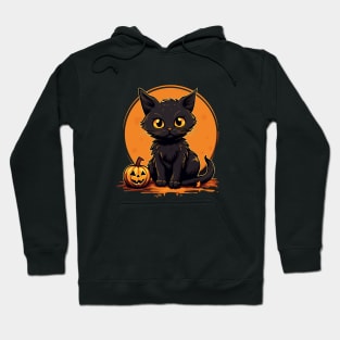 Meow-oween: Cat Lover's Spooky Hoodie
